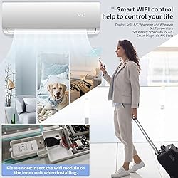 Pasapair 12000 BTU 115V WIFI Enabled 20 SEER2 Cools