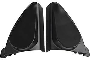 Car Audio Door Angle Speaker Cover Boxes Mounts for Chevrolet Cruze 2009-2014, Replacement Tweeter Enclosure Pair