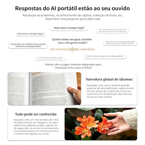 YARUIKE Óculos Inteligentes MT3 AI Tradução em Tempo Real, Câmera 8MP, Óculos com Câmera para Gravação, Anti-azul + Óculos de Sol, IP65, Bluetooth, Controle Tático, para Viagem e Trabalho (Preto)