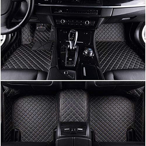 MZLJL Car Floor Mats,Custom Car Floor Mats For Mitsubishi Pajero Sport 2 Outlander Xl Pajero 4 Galant 2008 Grandis Accessories Car Mats,Beige