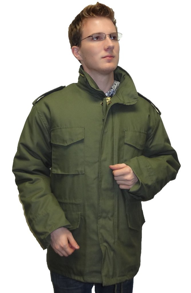 Rothco M-65 Lined Field Jacket, Olive Drab, Medium (37-41)