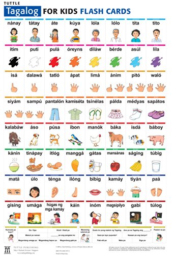 Tuttle Tagalog for Kids Flash Cards Kit: [Includes 64 Flash Cards