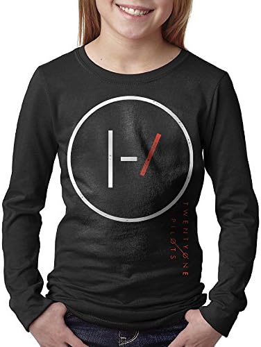 SHENME 21 Twenty One Pilots BIG CIRCLE Logo Child/Youth Long Sleeve T-shirt Black