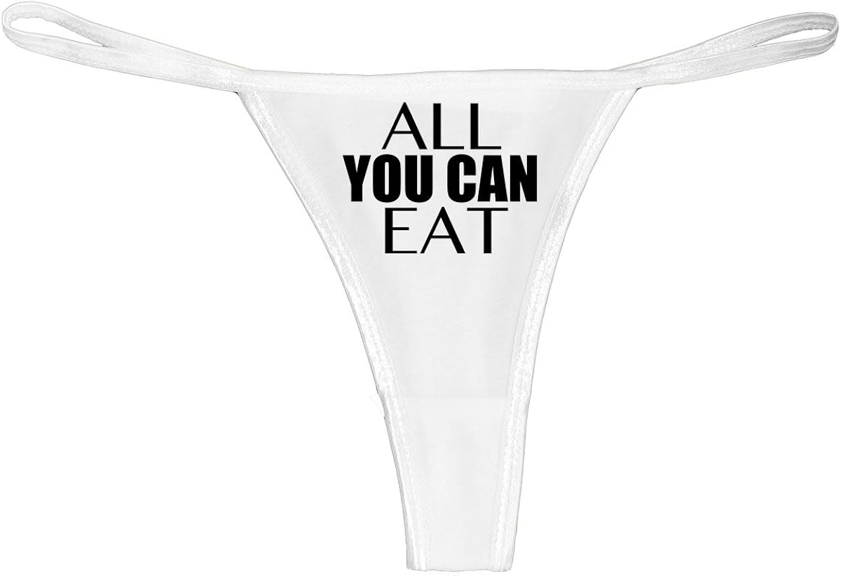 All You Can Eat High Quality Sexy Thong Underwear (White