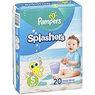 Swim Diapers Size 3 (13-24 Pound) - Pampers Splashers Disposable Swim Pants, Small (40 Count)