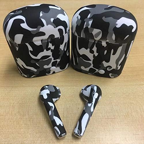 Wireless Earphone with Mic In-Ear Earbuds Sports Wireless Headphones Stereo Ear Mini Bluetooth Headset i7s Tws Noise Cancelling Wireless Sports Camo for iPhone Running, Cycling, Gym, Travelling