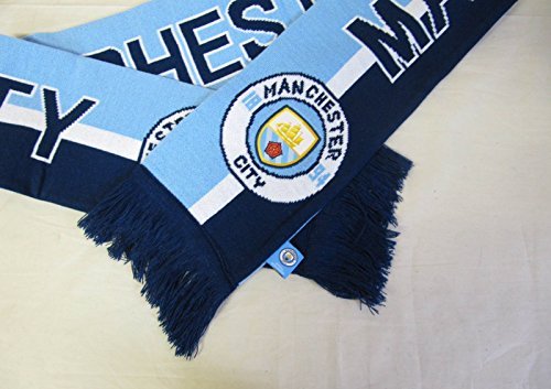 4SGM Football Club Manchester City 3 Tone Scarf Multicolor - Thumbnail 2
