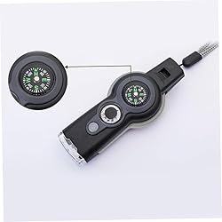 Emergency Whistle 7-in-1 Camping Safety Whistle