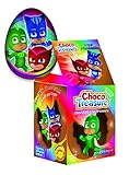 PJ Masks Choco Treasure Eggs with Toy Surprise!, Tray of 12 Eggs | 24 Collectible Toys | Fun For All Ages