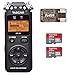 Tascam DR-05 Portable Digital Recorder w/SanDisk 32GB Card (2) & Card Reader