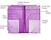 Sonic Server Dazzling Glitter Server Book and Waiter Waitress Organizer for Waitstaff | Magenta Purple Bling | 10 Pockets Holds Guest Checks, Money, Receipts, Order Pad with Pen Holder Loop