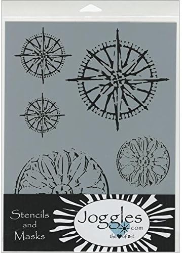 Joggles JOG-33739 Stencil, 9 by 12-Inch, Rosettes by Joggles