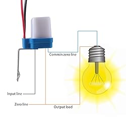 2 Pack - AC 220V 10A Automatic Auto On Off