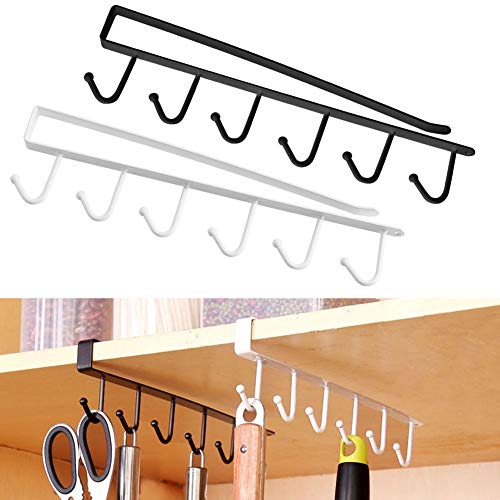 Wall of Dragon Iron Kitchen Bathroom Organizer Storage Shelf Multi-Functional Cupboard Hanging Hook Shelves for Towel Chest Cup Drainer Holder - Thumbnail 2