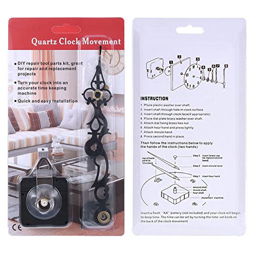 Mudder Quartz Clock Movement Mechanism with 170 mm/ 6.7 Inches Clock