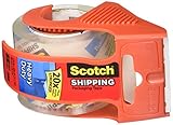Scotch Heavy Duty Shipping Packaging Tape, 1.88 Inch x 800 Inch, Clear (Pack of 4)