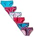 Calvin Klein Big Girls 6 Pa Multi Color Bikinis, Very Berry, Medium