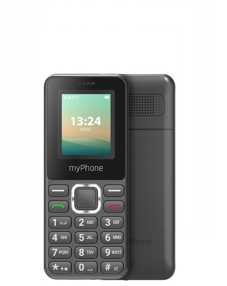 MyPhone Fusion LTE Edition simple button phone, 4G technology, clear calls, large 1000 mAh battery for up to 6 days on a single charge. Robust and elegant design. Phone without contract.
