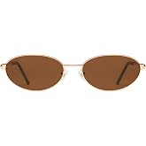Appassal Retro Oval Sunglasses for Women Mens AP3696 | Vintage 90s Sunnies with Sping Hinges Lightweight UV400 Protection Lens