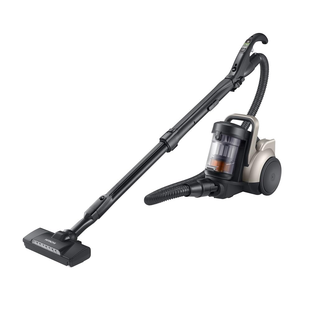 日立 掃除機 パワかる サイクロン式 CV-SP300M N ライトゴールド 日本製 強力パワー...