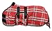 Kensington Protective Products Mini All Around Plaid Poly Cotton Stable Sheet, Deluxe Red Plaid, Small (36-40
