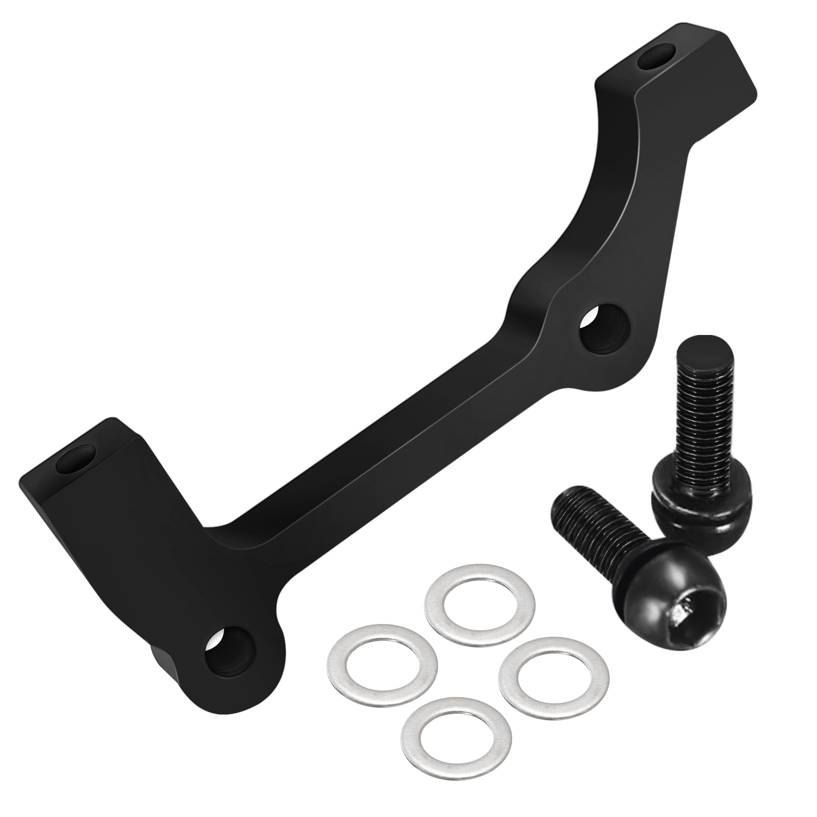 Photo 1 of BUCKLOS PM/is Front Rear 180/203mm Disc Brake Caliper Mount Adapter Gear Parts Accessories, CNC Machined Aluminum Alloy Rotor Adapter with Bolts
