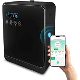 Waterless Essential Oil Diffuser, 2000 SQ FT Scent Diffuser App (Black) | Cold Air Scent Diffusers Bluetooth App Control, Aroma Diffuser withTimer 250ml,Two-Fluid Diffuser Machine for Home Hotel