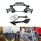 QIDIAN Motorcycle Rear View Mirrors Front Stand GPS