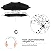 G4Free Windproof Upside Down Double Layer Inverted Reverse Umbrella UV Protection for Women