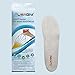 LEAGY Memory Foam Orthopedic Silica Gel Blue Shoe Insole, Premium Insoles, Running Shoes Insole, Easily DIY Cut Own Size (8-12 US Large)