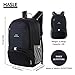 HASLE OUTFITTERS 40L Hiking Backpack -Waterproof Large Hiking Daypacks, Lightweight Packable Travel Backpacks, Black