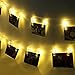 led fairy lights battery operated string lights, 40 LED 13ft Battery Powered Lights with photo clips for Bedroom Wedding Party Christmas Propose Home Decor battery Lights for Hanging Cards and Artwork