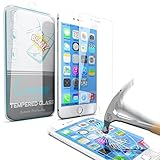 iPhone 6s Plus Screen Protector, Enther® [Retina Sense] Tempered Glass Premium High Definition Shockproof Clear Screen Protector 0.3mm Thickness 2.5D Curved Edge for iPhone 6 6s Plus