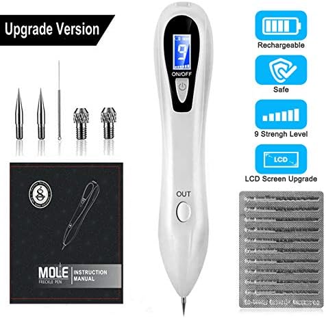 Skin Tag Repair Kit Multi Speed Adjustable Freckle & Tattoo Beauty Equipment Home USB Charging/LCD/Replaceable Needle (X-Large)