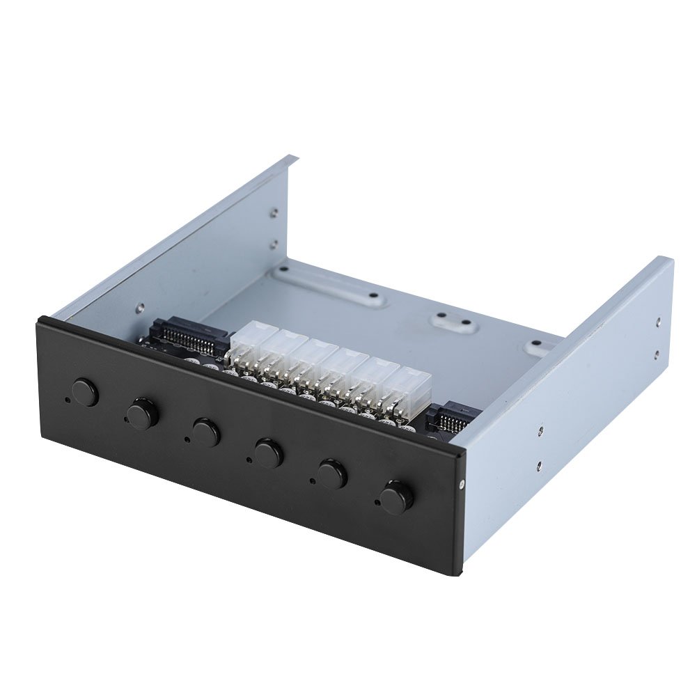 Hard disk power switch, SATA drive switch with 6 self-locking switches, hard disk drive switch control with two input interfaces