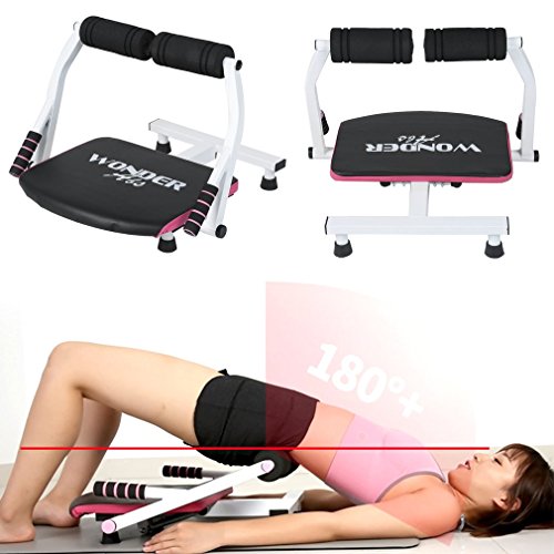 Belovedkai 6 in 1 Abdominal Muscles Sit-Up Machine, Mini Supine Body-Building Fitness Equipment