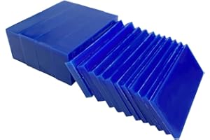 PHYHOO Carving Wax Block Lost Wax Casting Jewelry Molding Tool Mold Sculpting 1 Pound (Blue Wax Slices)