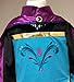 Cokos Box Girls Coronation Dress Costume Cape Gloves Tiara Crown, 3 Years, Blue Purple