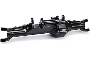 TREAL Aluminum 7075 Front Axle Housing CNC Billet Machined Upgrades for Vanquish Products H10 Optic(Black)