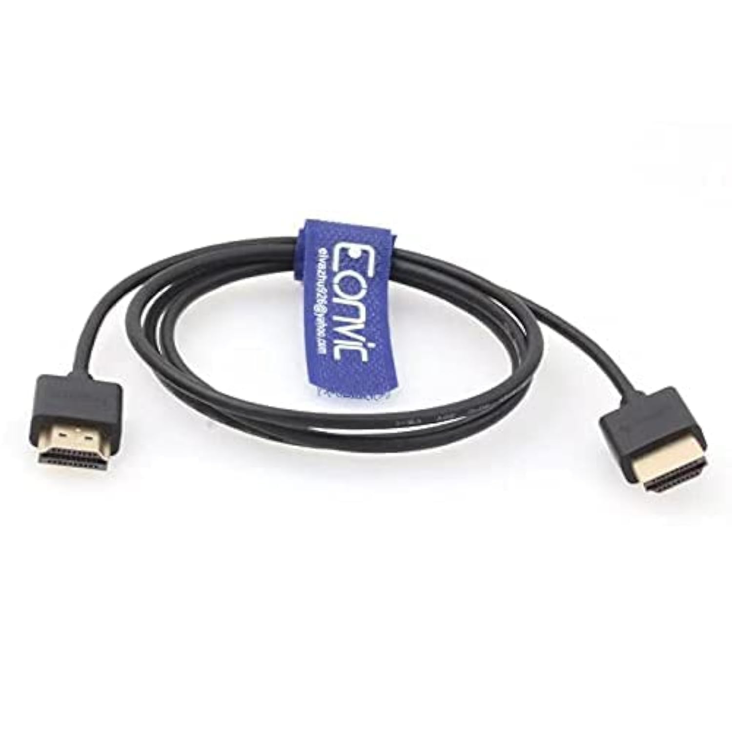 EONVIC High Speed 2.0 HDMI Thin Flexible Cable for Z-CAM F6,Atomos Ninja V, Portkeys BM5 MonitorHigh Speed 2.0 HDMI Thin Flexible Cable for Z-CAM F6,Atomos Ninja V, Portkeys BM5 Monitor (100cm) — image 1