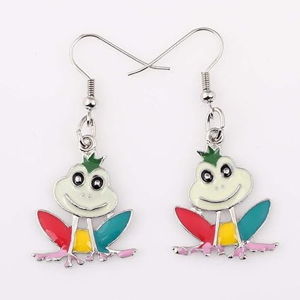 Lblfg Boucles D Oreilles Grenouille Tombent Pendentif Mignon De Lblfg Boucles D Oreilles Grenouille Tombent Pendentif Mignon De