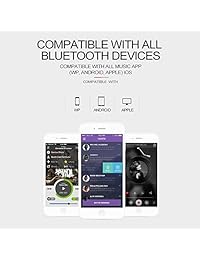 Auriculares inalámbricos Bluetooth Smilism Deporte magnético con micrófono a prueba de sudor auriculares estéreo con micrófono para Apple iPhone 6 7 8 X Samsung, Android