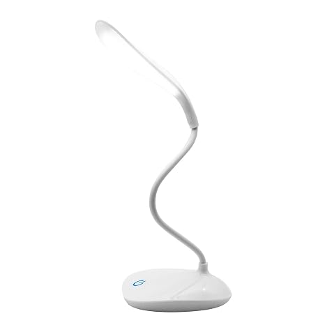 Lampada Da Tavolo A Led Luce Di Lettura Portatile A 3 Livelli Con Luce Soffusa Bianco