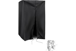 SAFIPOTTS Squat Rack Cover, Waterproof Outdoor Gym Equipment Covers with Zipper for Squat Rack/Weight Lifting Rack/Home Gym Workout Equipment