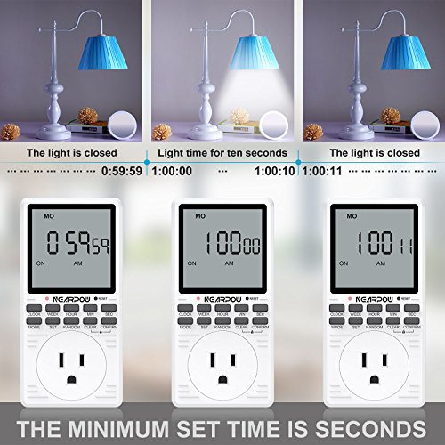 Timer Outlet, Nearpow Multifunctional 7Day Cycle Programmable Plugin