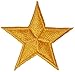 Wrights Iron-On Appliques-Yellow Stars 1-1/4