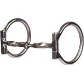 Professional's Choice Equisential 5.25" D-Ring Bit for Horses | Durable Metal Construction, Steady Rein Contact, Balanced Pressure Distribution