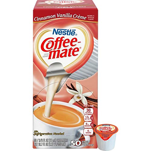 Coffee-mate Liquid Creamer Singles - Cinnamon Vanilla Creme - 50 ct - Thumbnail 7