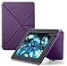 Amazon Kindle Fire HD Standing Polyurethane Origami Case (only fit 3rd generation), Purple