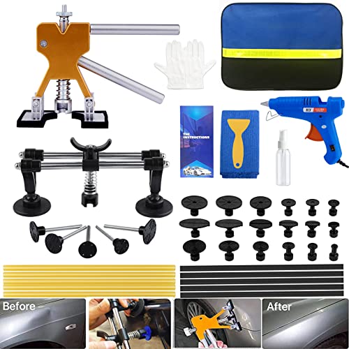 ZEUSFIRE Dent Puller Kit, 42PCS Paintless Dent Repair Kit with Double